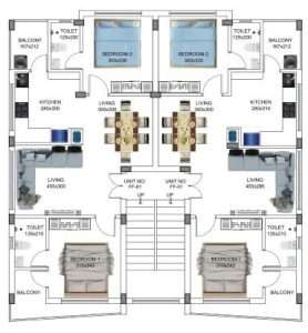 a floor plan of a house